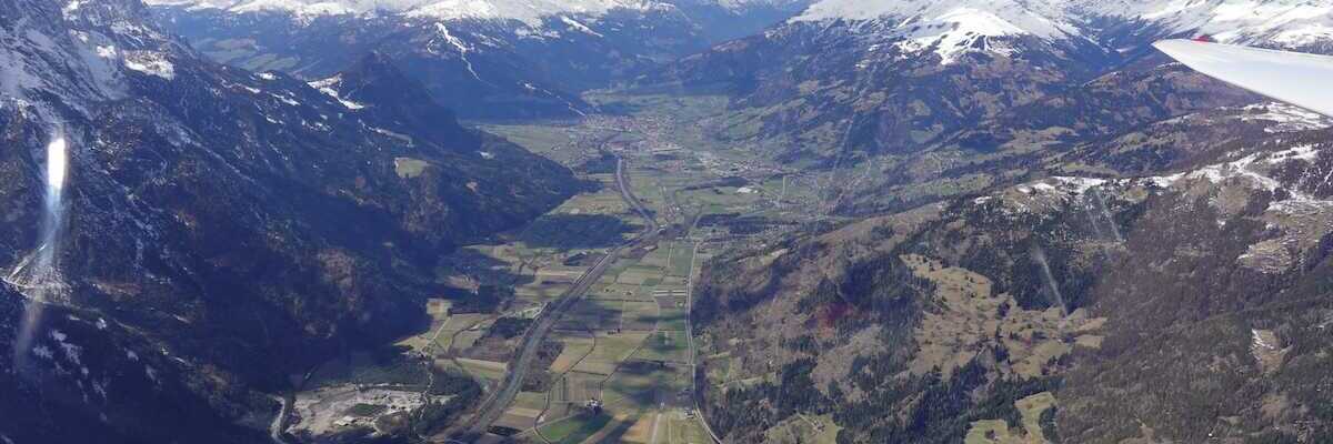 Flugwegposition um 11:31:50: Aufgenommen in der Nähe von Gemeinde Nötsch im Gailtal, Österreich in 1717 Meter